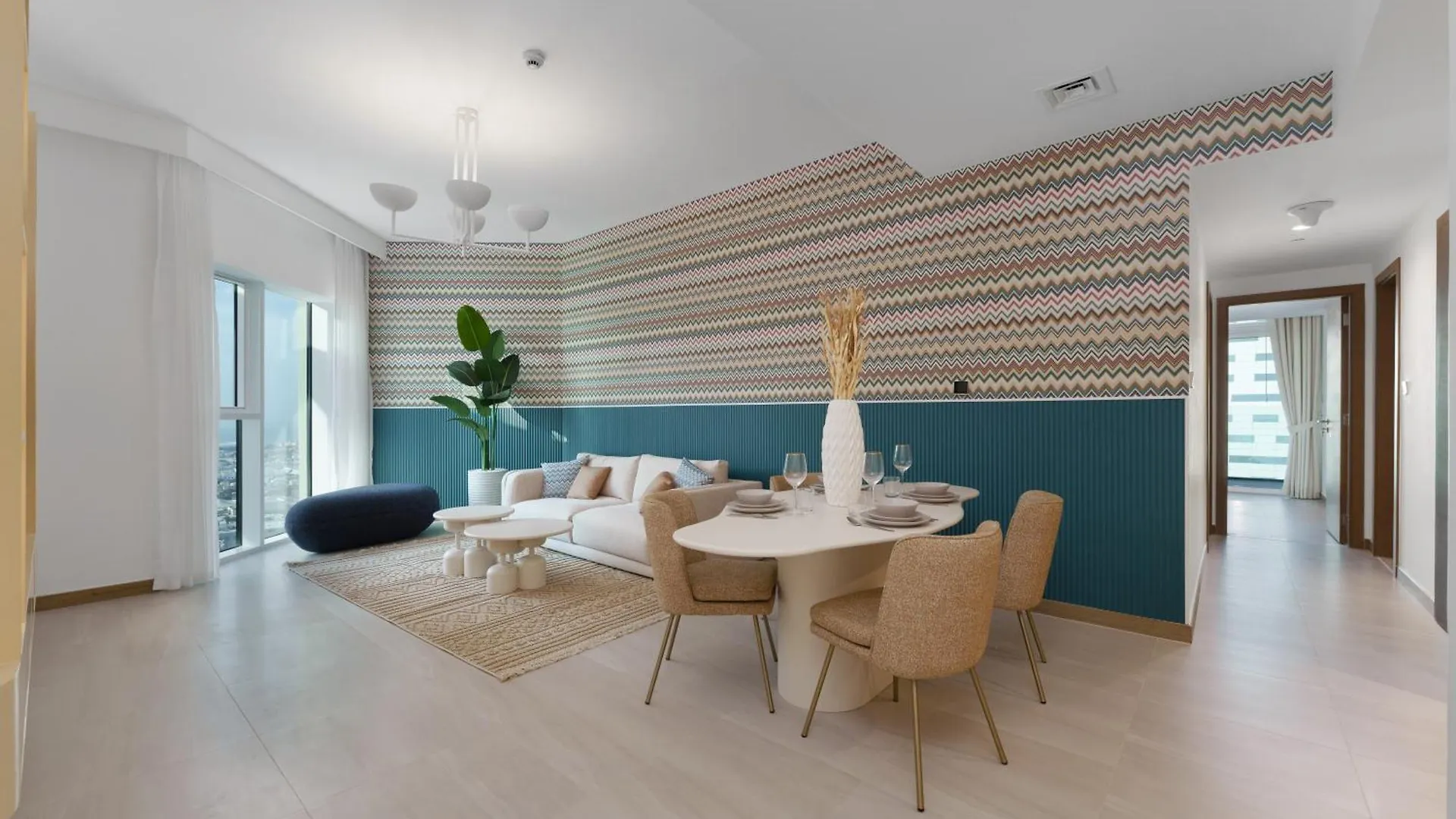 Missoni Style 2 Bedroom Apartment In Urban Oasis Dubai